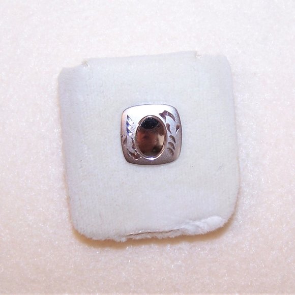 1950s Sterling Silver Tie Tack Tie Pin in Original Box - Original Price Tag - Picture 2 of 4